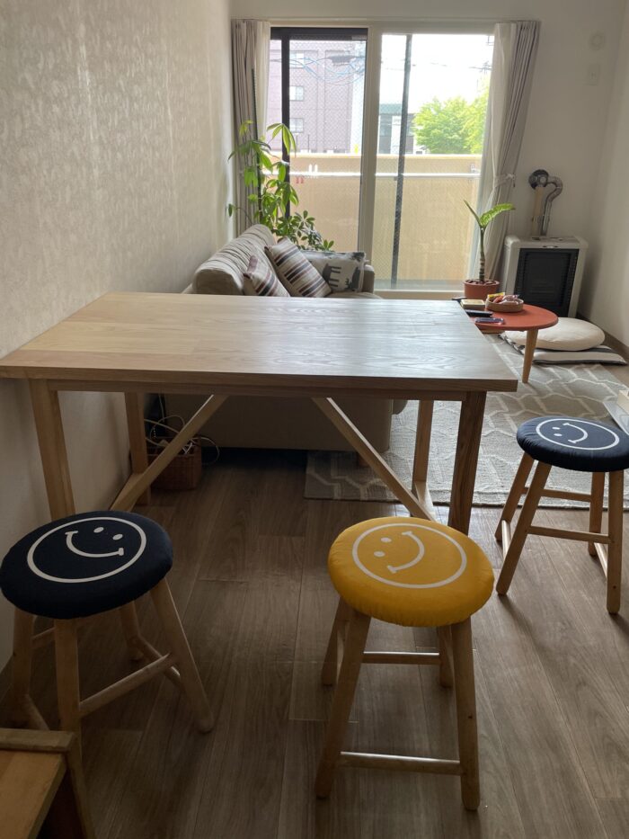 テーブル納品