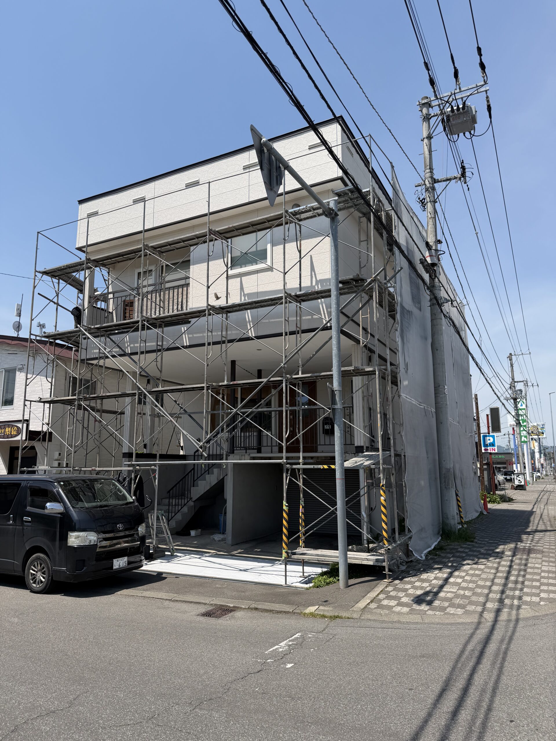 外部塗装スタート