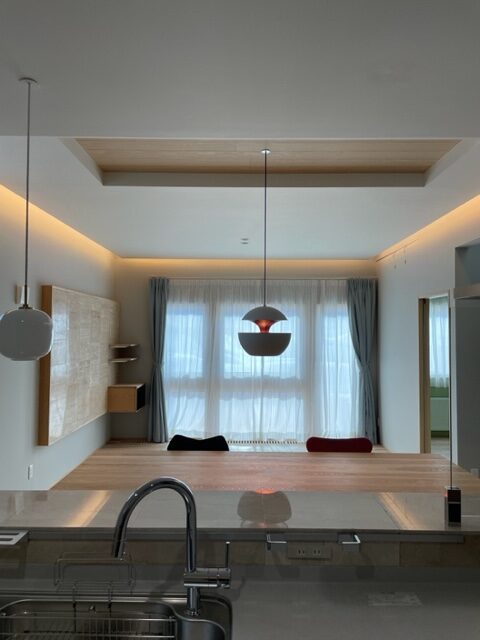 キッチンからの風景