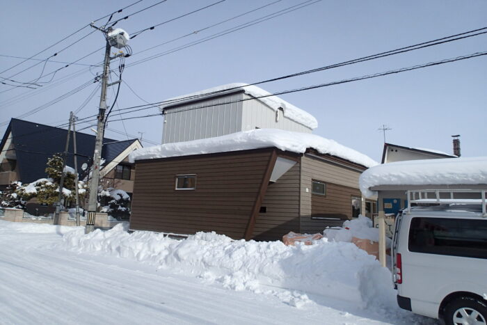 足場が外れました