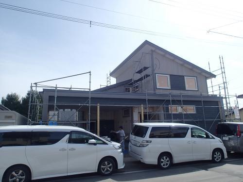 外壁の施工