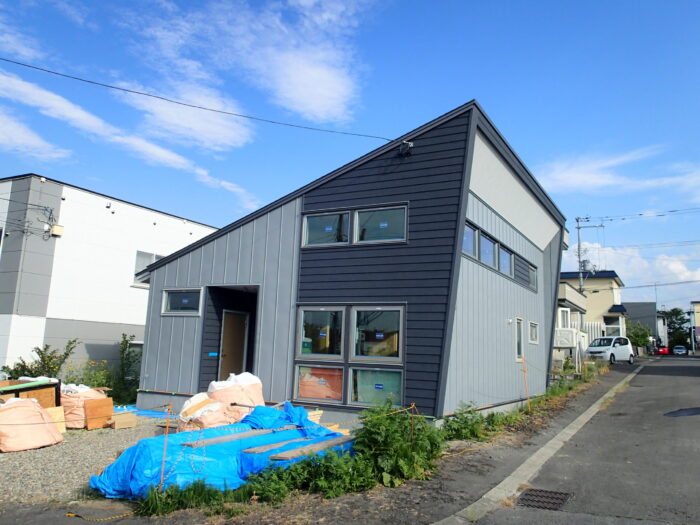 足場が外れました