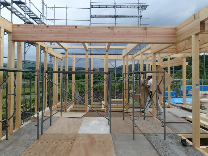 建て方中