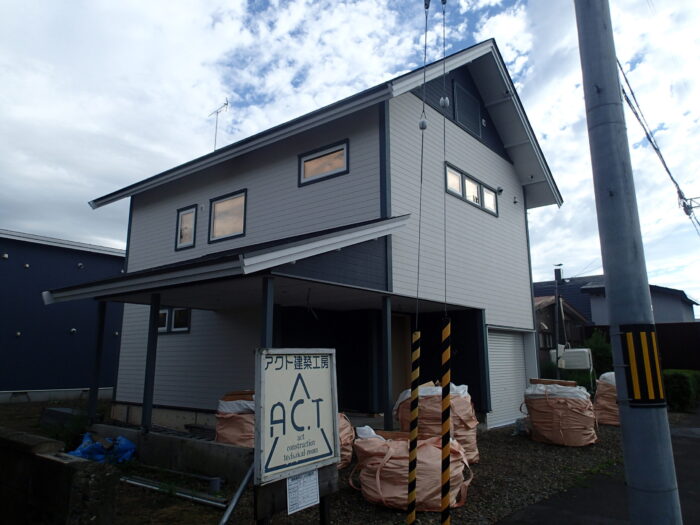 足場が外れました