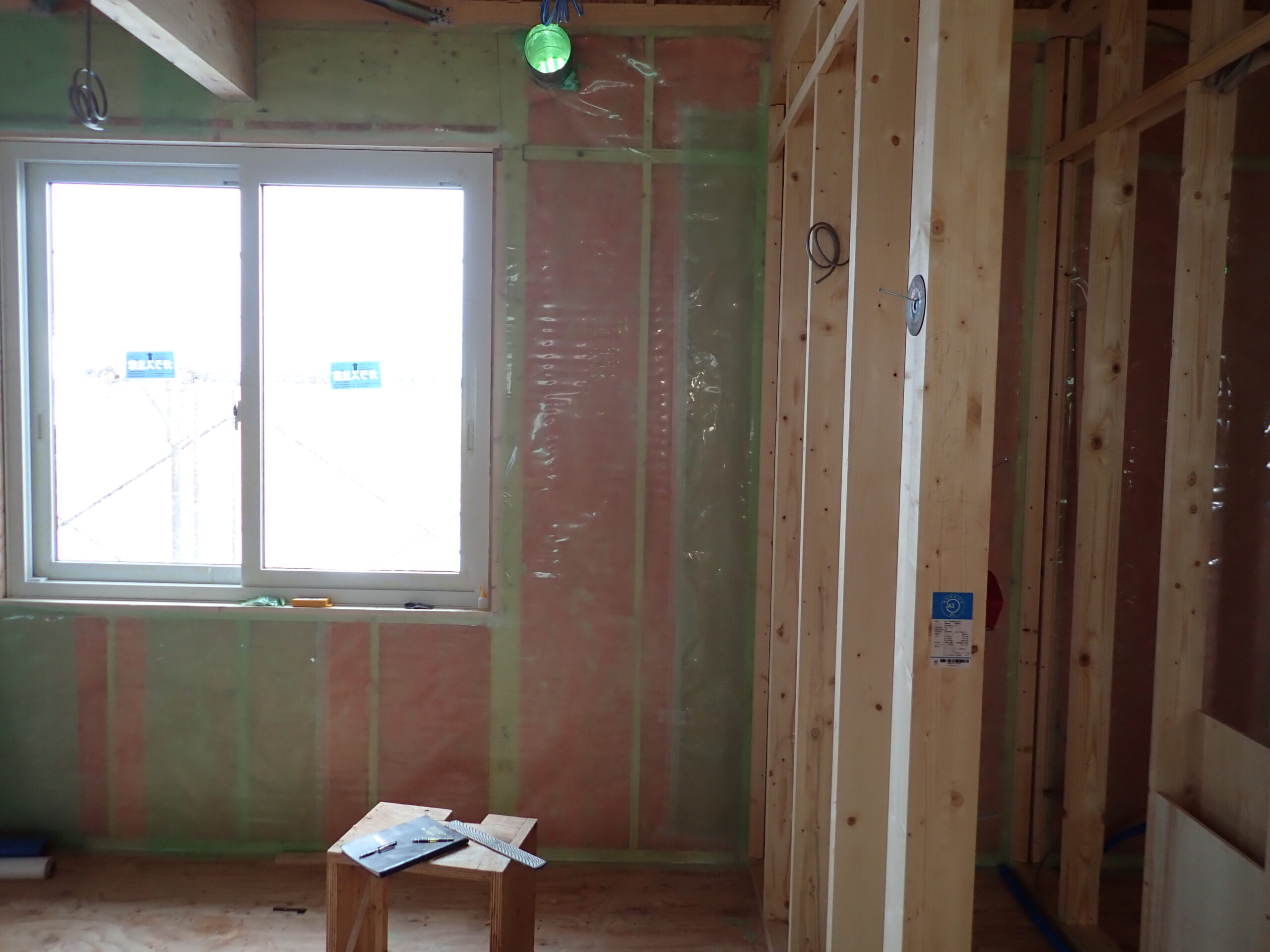 断熱＆気密シート施工