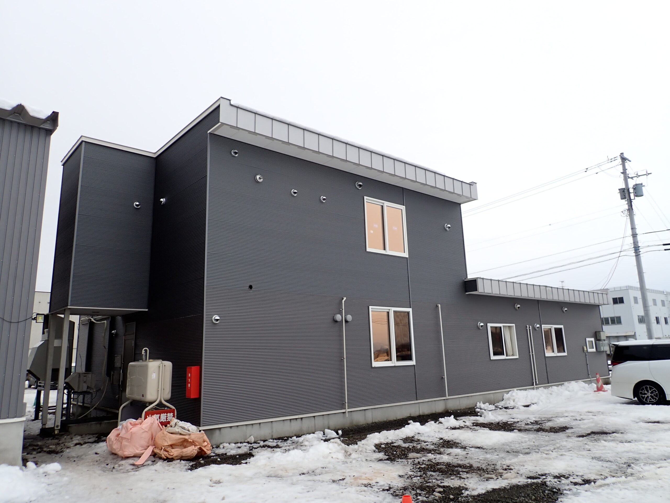 足場が外れました